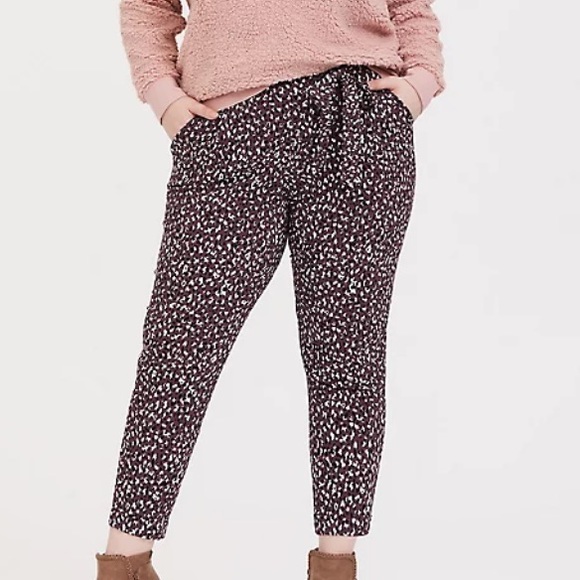 Leopard print crepe pants Torrid - Picture 2 of 3
